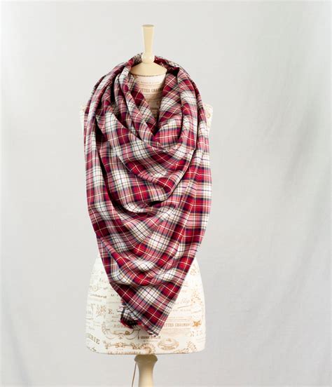 flannel scarf for women.